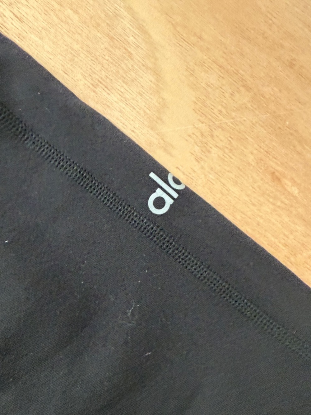 ALO Yoga RARE Black High-Waist Leggings with Mesh Garter Cutouts - Picture 3 of 10